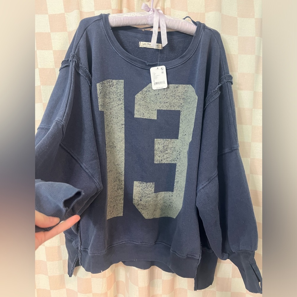 NWT Free People Camden Sweatshirt - Picture 8 of 13
